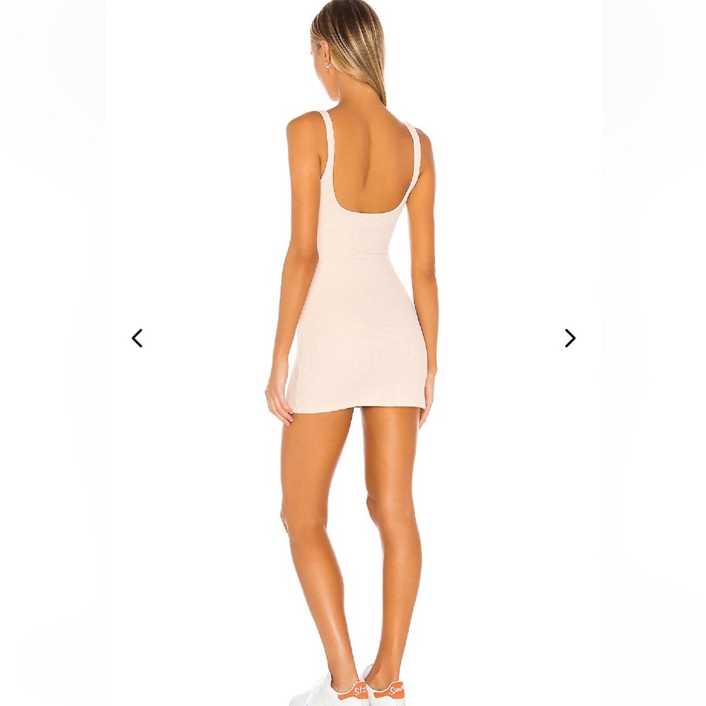 Lovers + Friends Womens Madyson Mini Dress Size Small Nude Sleeveless Beach - Picture 2 of 9